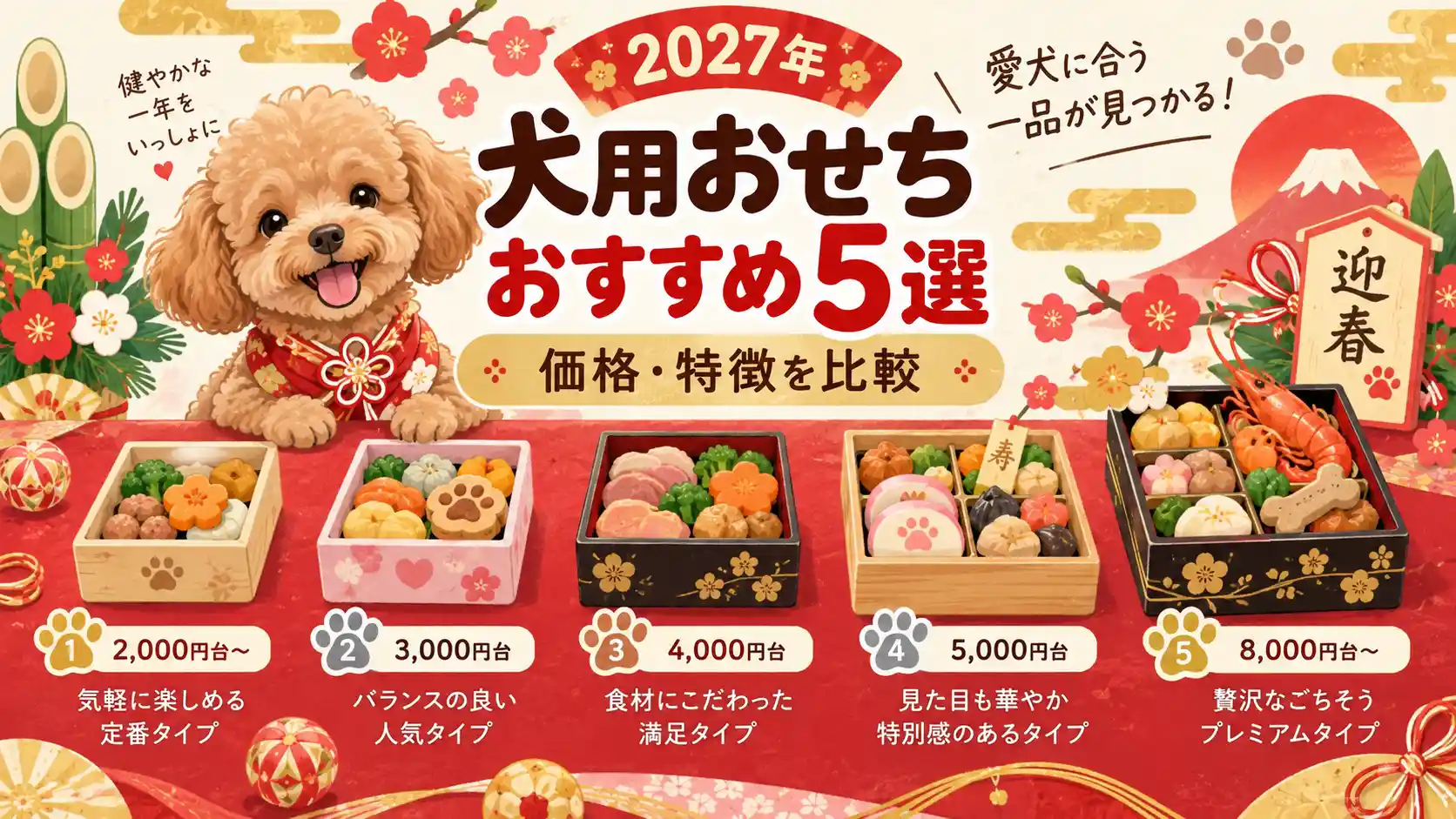 犬用のおせちおすすめ5選