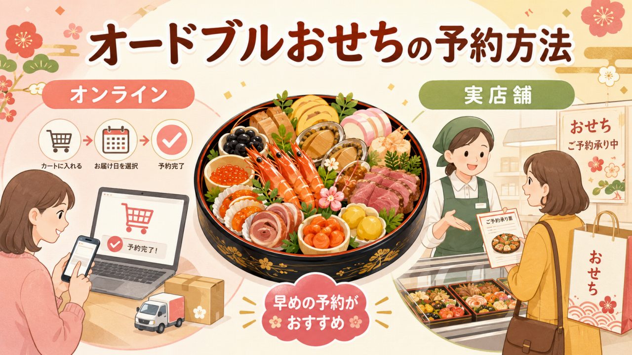 オードブルおせちの予約方法