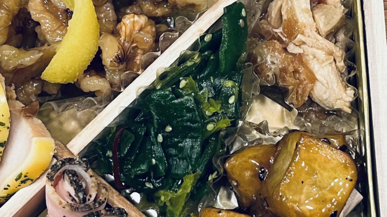 ジャパネットおせちのごまわかめ。