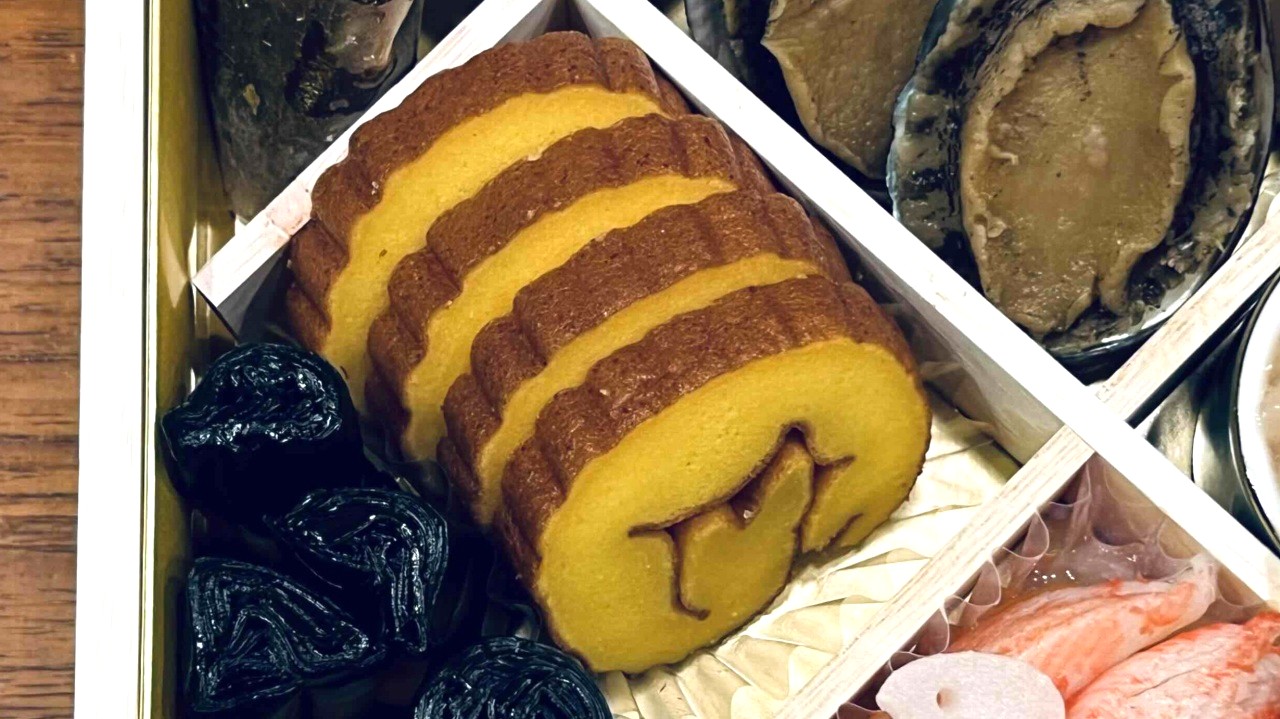 ジャパネットの伊達巻、昆布巻。