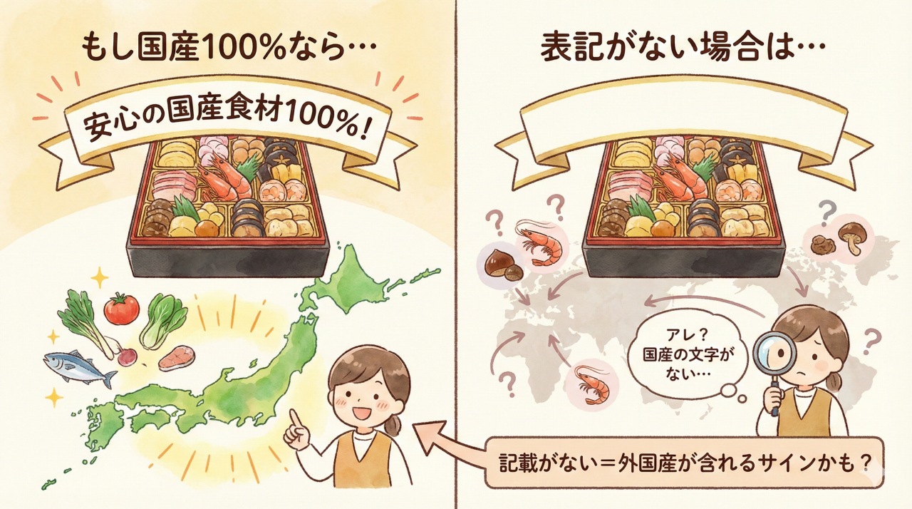 産地非公開は外国産使用の証拠。