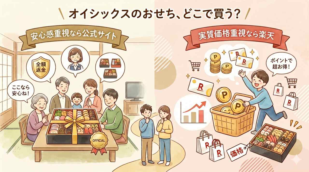 オイシックスのおせちはどこで買うとお得？