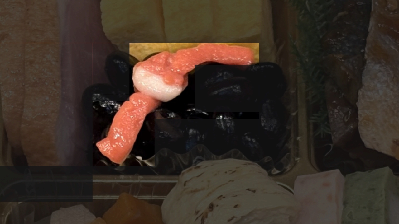 ベルーナおせち結の紅白結び麩含ませ煮