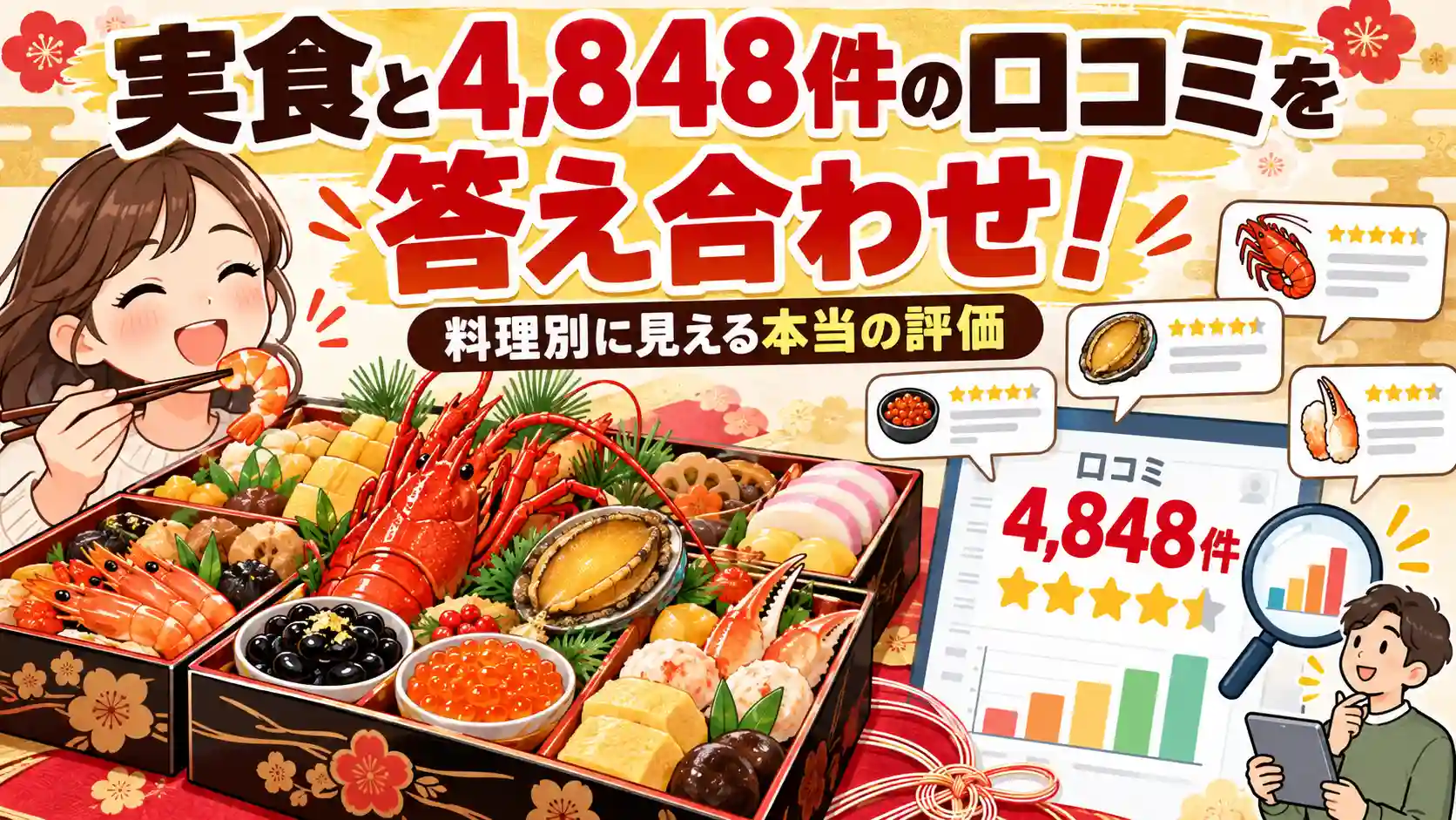 岩元・匠の実食レビューと口コミ4,848件を比較。ロブスター、あわび、いくらなど料理別の評価を検証