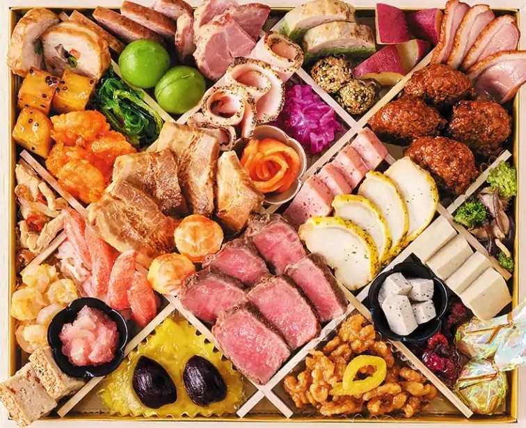 2026年のジャパネットおせちの洋の重。