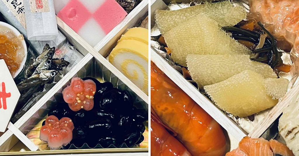 ジャパネットたかたのおせちの和風料理の一例。