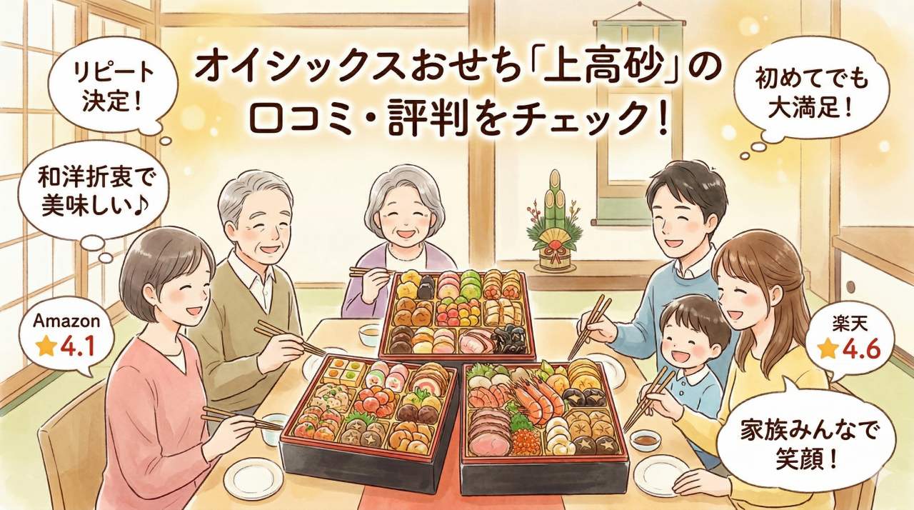 上高砂の口コミ調査結果。