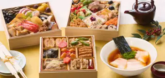 2027年版のオイシックスおせち「高砂×らぁ麺おせち」。