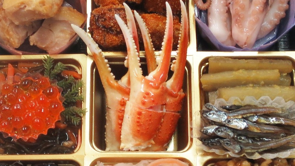 匠本舗「清新」おせちの「本ズワイガニ」。